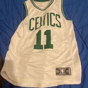 Kyrie Irving Fanatics White and Green Celtics Basketball Jersey